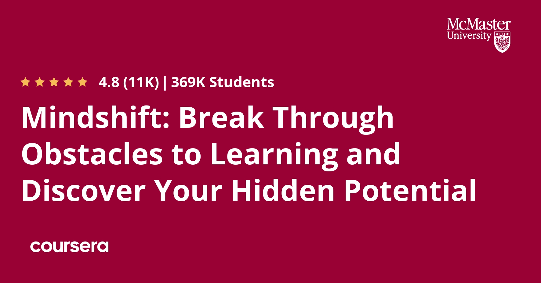 Mindshift: Break Through Obstacles to Learning and Discover Your Hidden Potential